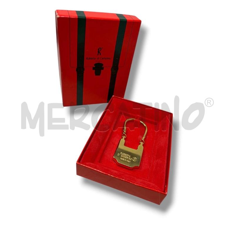 PORTA CHIAVI ROBERTA DI CAMERINO DORATO E ROSSO | Mercatino dell'Usato Rivoli 2