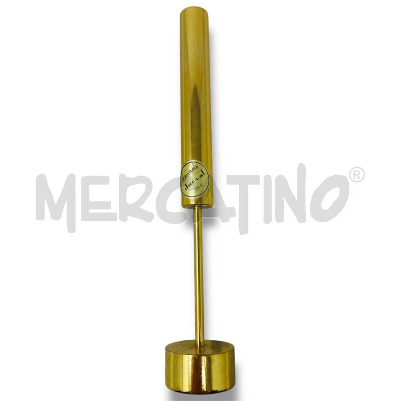 PORTA FIORE DORVAL LAMINA DORATA 17CM | Mercatino dell'Usato Rivoli 1