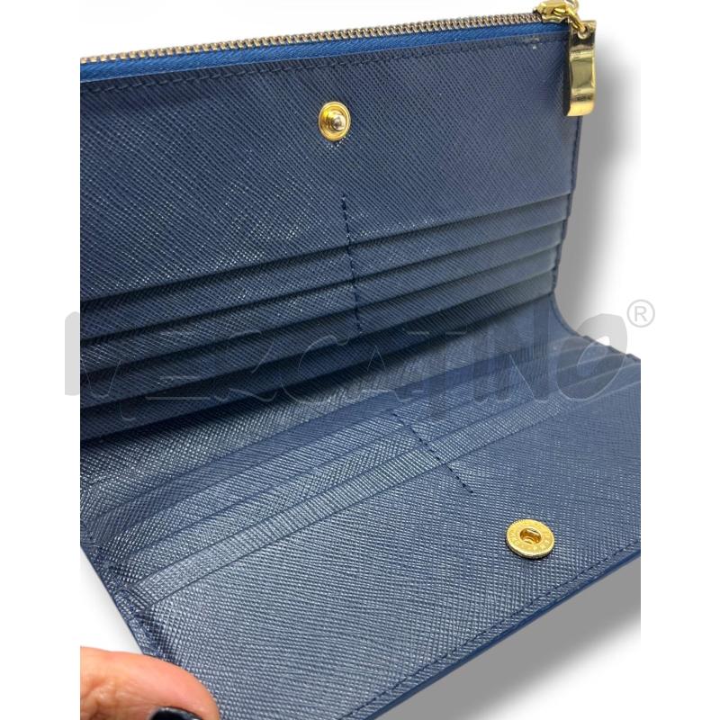 PORTA FOGLIO INTREND PELLE BLU | Mercatino dell'Usato Rivoli 2