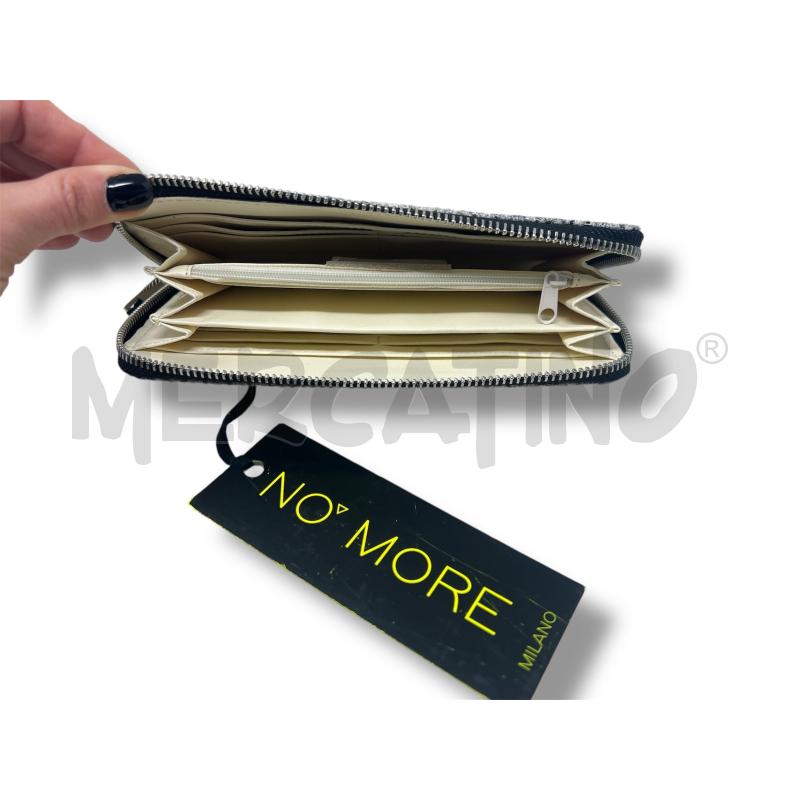 PORTA FOGLIO NO MORE PELLE STAMPA RETTILE B/N | Mercatino dell'Usato Rivoli 4