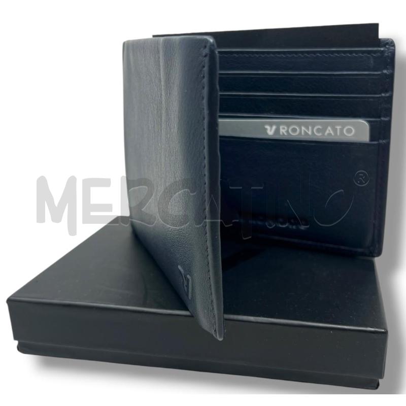 PORTA FOGLIO RONCATO BLU PELLE | Mercatino dell'Usato Rivoli 1
