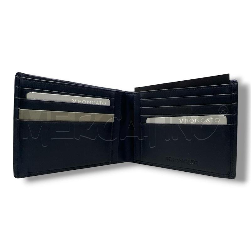 PORTA FOGLIO RONCATO BLU PELLE | Mercatino dell'Usato Rivoli 2