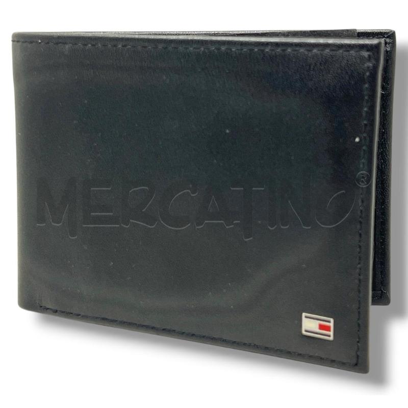 PORTA FOGLIO TOMMY HILFIGER NERO PELLE | Mercatino dell'Usato Rivoli 4