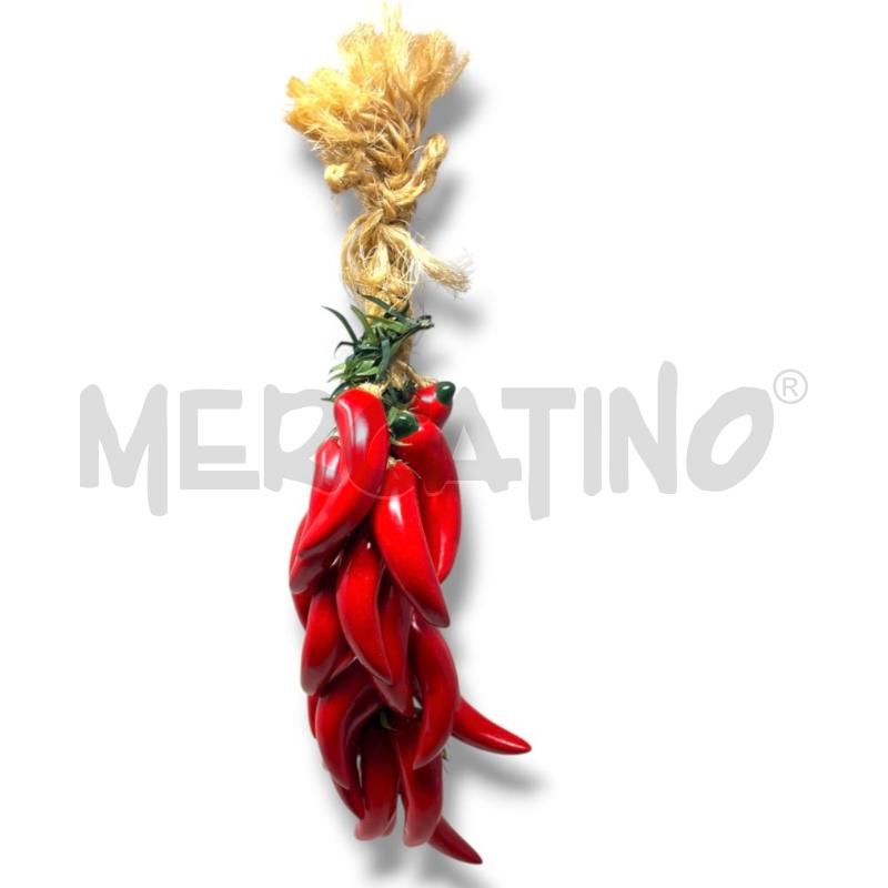 PORTA FORTUNA TRECCIA PEPERONCINO 35CM | Mercatino dell'Usato Rivoli 1
