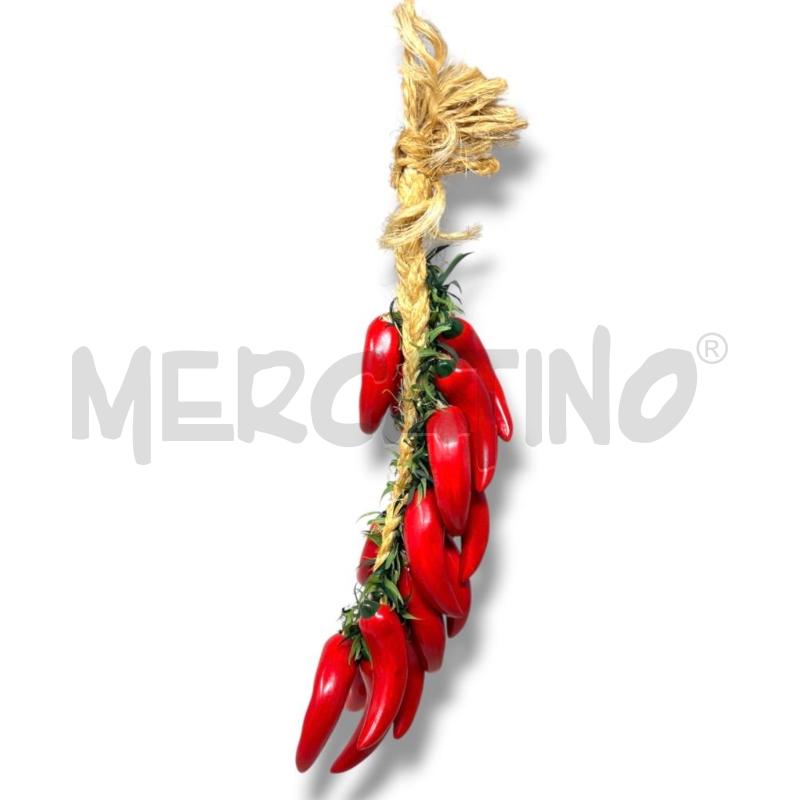 PORTA FORTUNA TRECCIA PEPERONCINO 35CM | Mercatino dell'Usato Rivoli 2