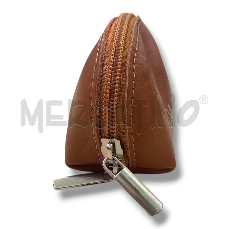 PORTA MONETE DOLCE VITA MARRONE PELLE | Mercatino dell'Usato Rivoli 2