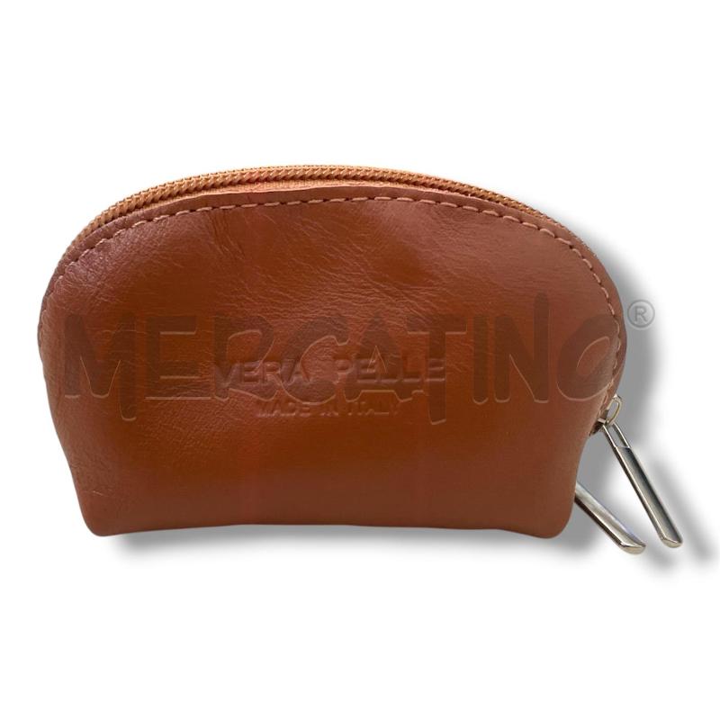 PORTA MONETE DOLCE VITA MARRONE PELLE | Mercatino dell'Usato Rivoli 3