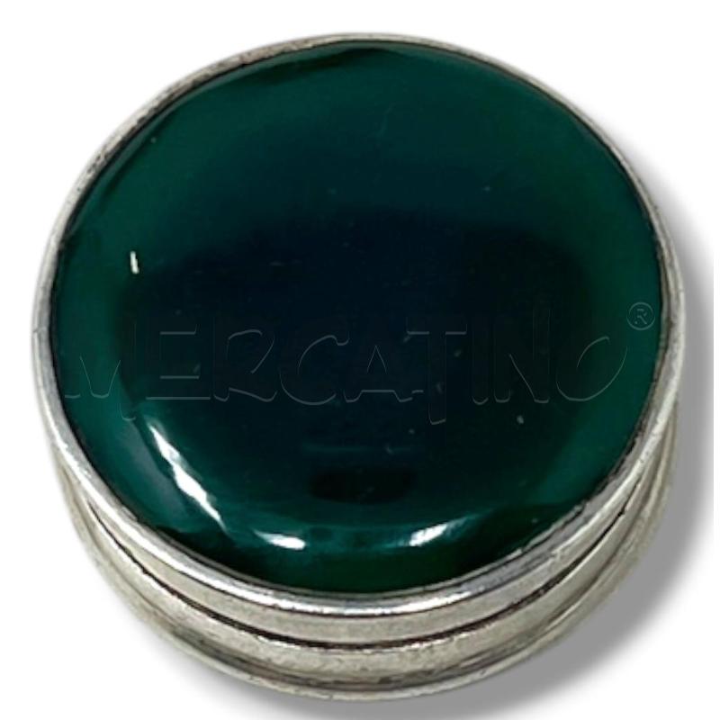 PORTA PILLOLE ARG 925 AGATA VERDE  | Mercatino dell'Usato Rivoli 1