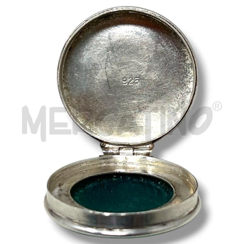 PORTA PILLOLE ARG 925 AGATA VERDE  | Mercatino dell'Usato Rivoli 2