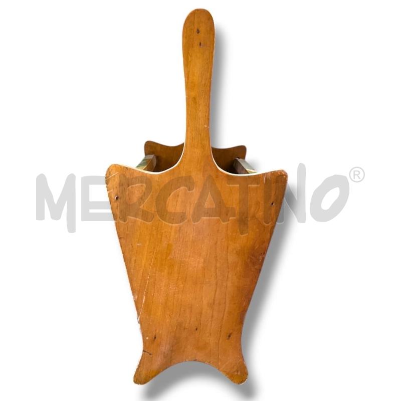 PORTA RIVISTE LEGNO INTRECCIO 43X43 H X 20.5 | Mercatino dell'Usato Rivoli 2