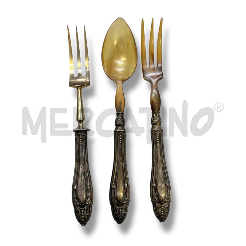 POSATE PORTATA PZ. 3 ARG 800 | Mercatino dell'Usato Rivoli 1