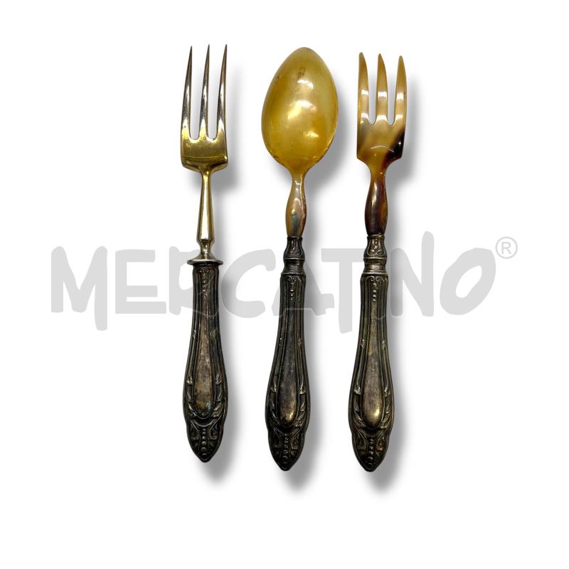 POSATE PORTATA PZ. 3 ARG 800 | Mercatino dell'Usato Rivoli 3