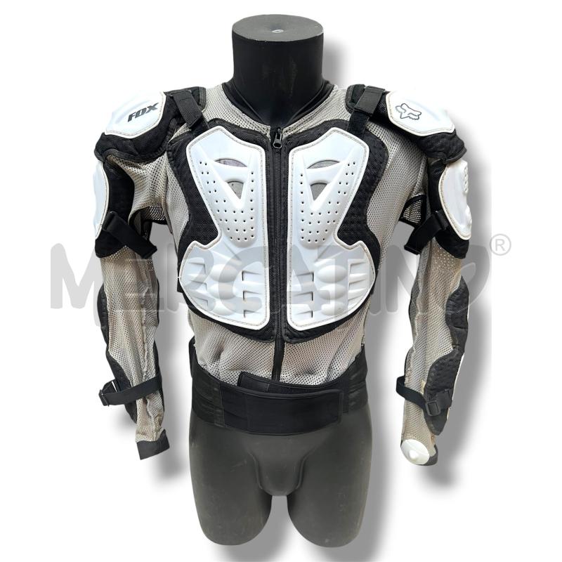 PROTEZIONE FOX DOWNHILL/MOTOCROSS BIANCA TG L | Mercatino dell'Usato Rivoli 1