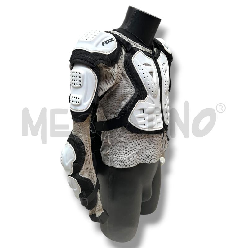 PROTEZIONE FOX DOWNHILL/MOTOCROSS BIANCA TG L | Mercatino dell'Usato Rivoli 2