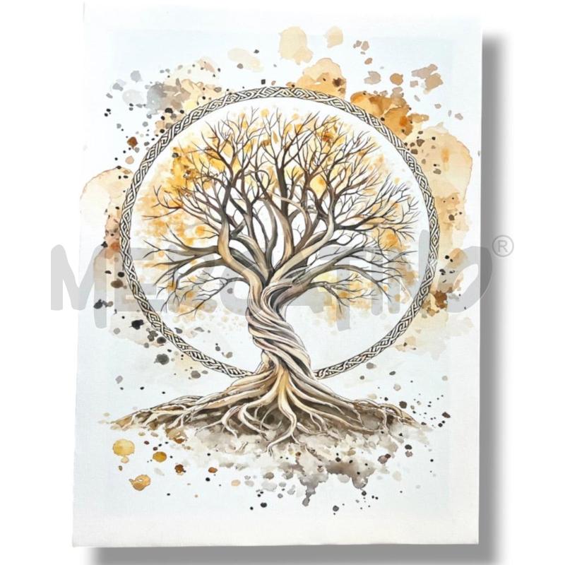 QUADRETTO CANVAS 30X40 ALBERO DELLA VITA | Mercatino dell'Usato Rivoli 1