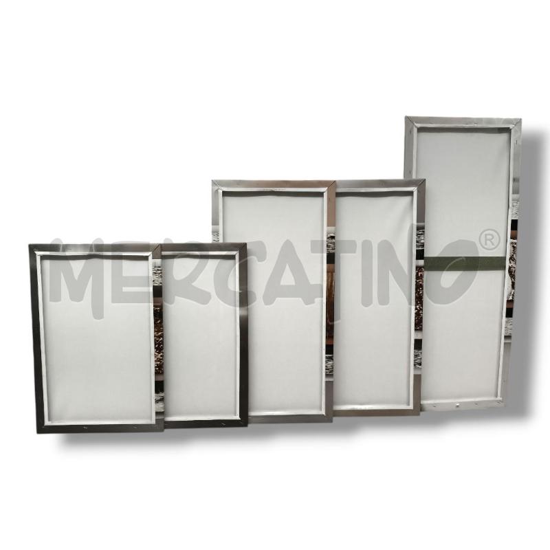 QUADRO 5 PZ. CANVAS ASTRATTO GRIGIO MARR | Mercatino dell'Usato Rivoli 2