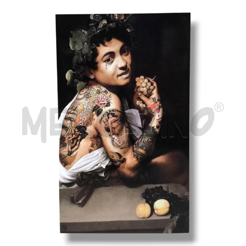 QUADRO BACCO TATTOO 50X30 CACTUS ART PRINT | Mercatino dell'Usato Rivoli 1