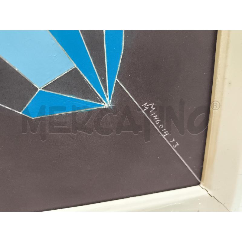 QUADRO DIPINTO INSICIONE DONNA FARFALLA 105 X 65.5 | Mercatino dell'Usato Rivoli 3