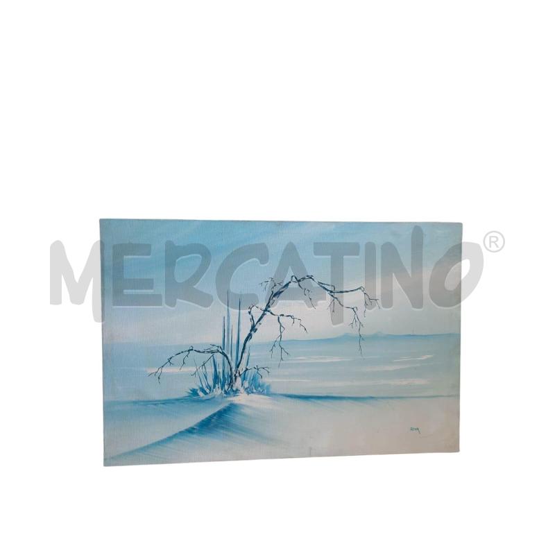 QUADRO DIPINTO RIVA RAMO INNEVATO | Mercatino dell'Usato Rivoli 1