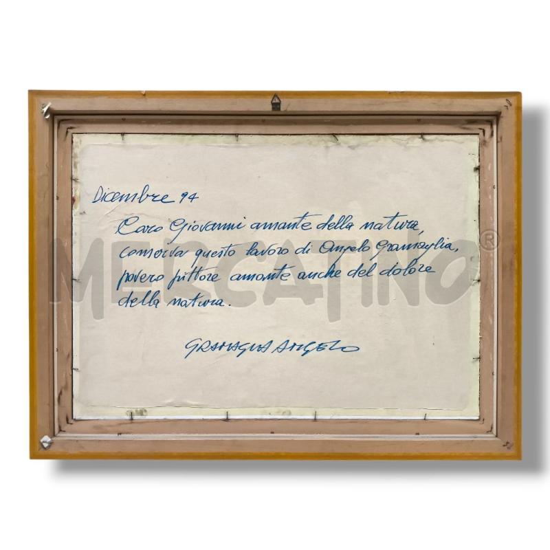 QUADRO GRAMAGLIA 93 SURREALISMO OLIO SU MASONITE  | Mercatino dell'Usato Rivoli 3