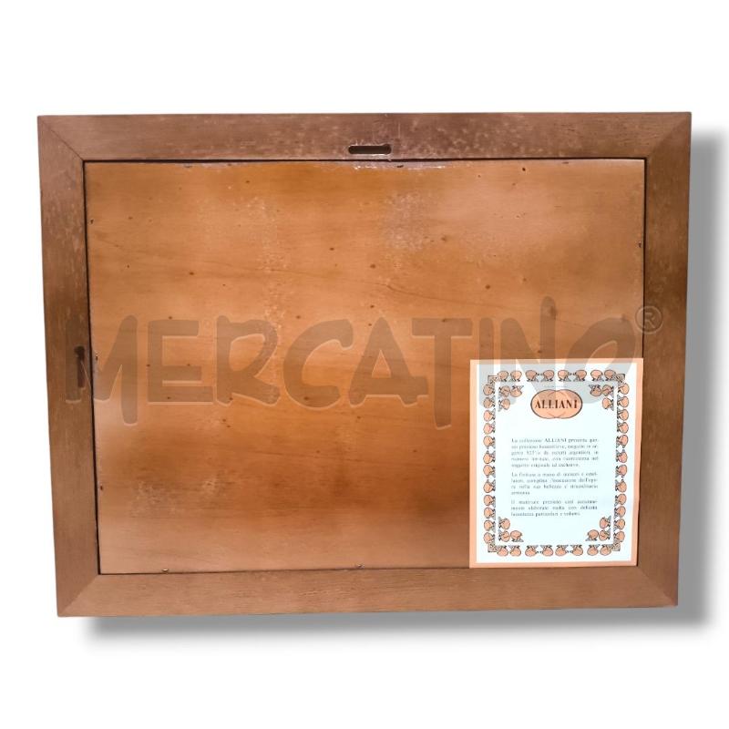 QUADRO LAMINA ARG925 20/25G BASSORILIEVO ALLIANI PAESAGGIO PONTE | Mercatino dell'Usato Rivoli 4