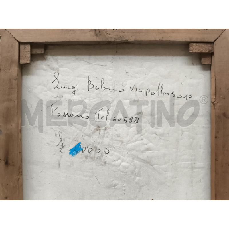 QUADRO LUIGI BALOCCO VIA PO FOSSANO OLIO SU TELA | Mercatino dell'Usato Rivoli 4