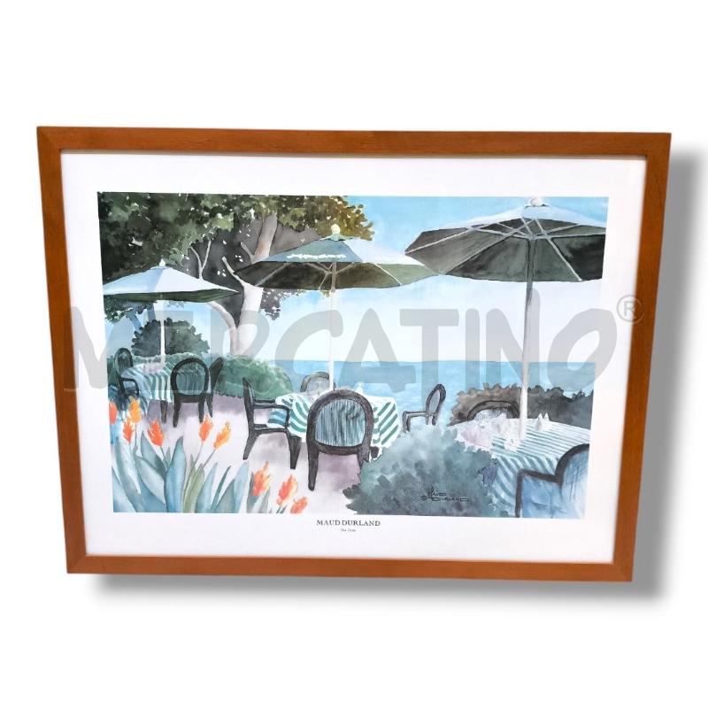 QUADRO MAUD DURLAND THE PATIO CORNICE 85 X 75 | Mercatino dell'Usato Rivoli 1