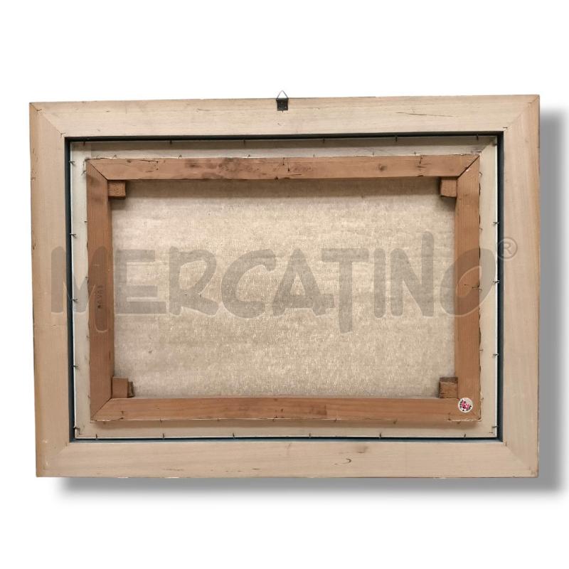 QUADRO OLIO SU TELA PESCATORI MINGOIA CON CORNICE 78 X 59 | Mercatino dell'Usato Rivoli 2