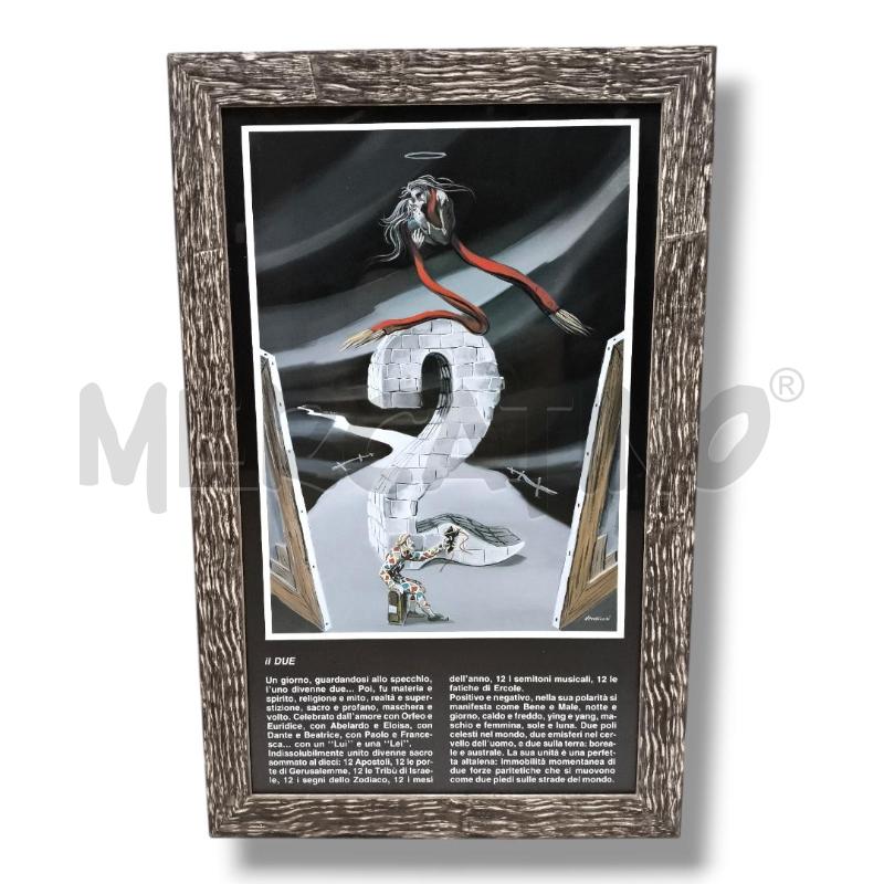 QUADRO STAMPA VERDIROSI 2 53.5 X 34 | Mercatino dell'Usato Rivoli 1