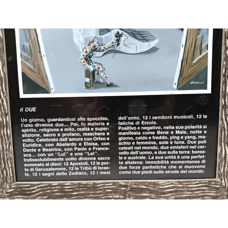 QUADRO STAMPA VERDIROSI 2 53.5 X 34 | Mercatino dell'Usato Rivoli 2