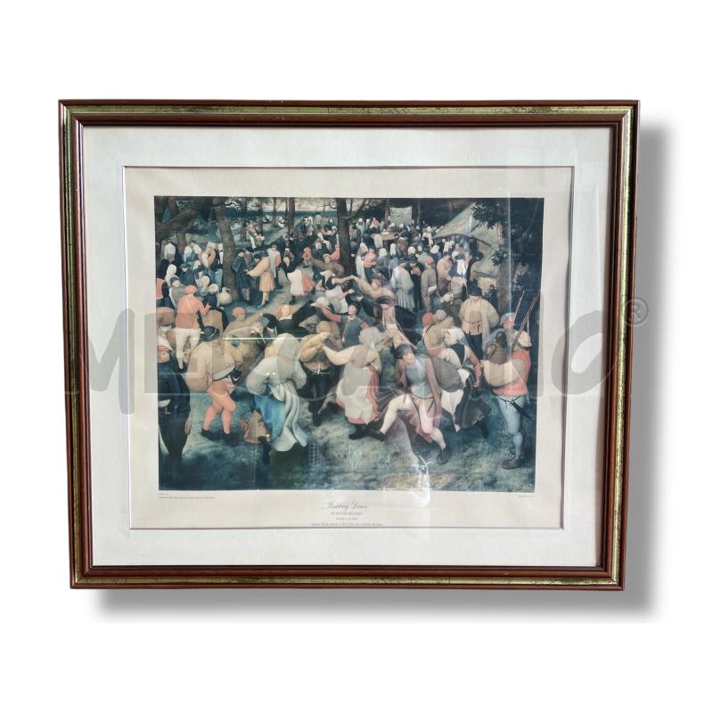 QUADRO STAMPA WEDDING DANCE CM 72X85 | Mercatino dell'Usato Rivoli 1