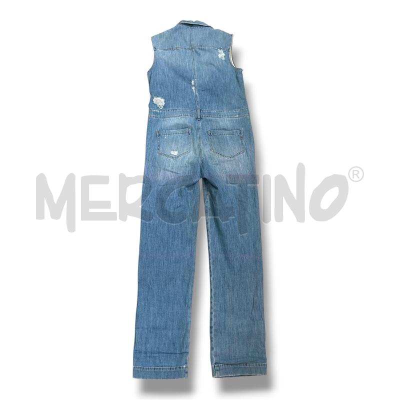 SALOPETTE DONNA DONDUP SMANICATA JEANS STRAPPI | Mercatino dell'Usato Rivoli 2