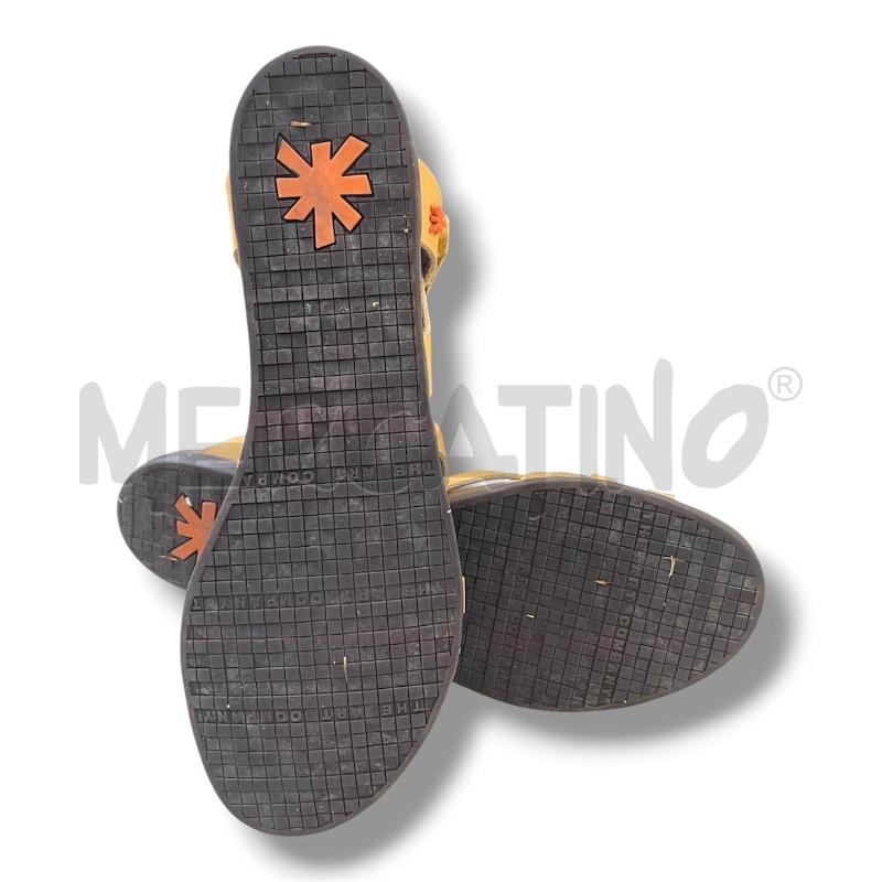 SANDALI DONNA ART LARISSA SENAPE INCROCIATE IN PELLE | Mercatino dell'Usato Rivoli 5