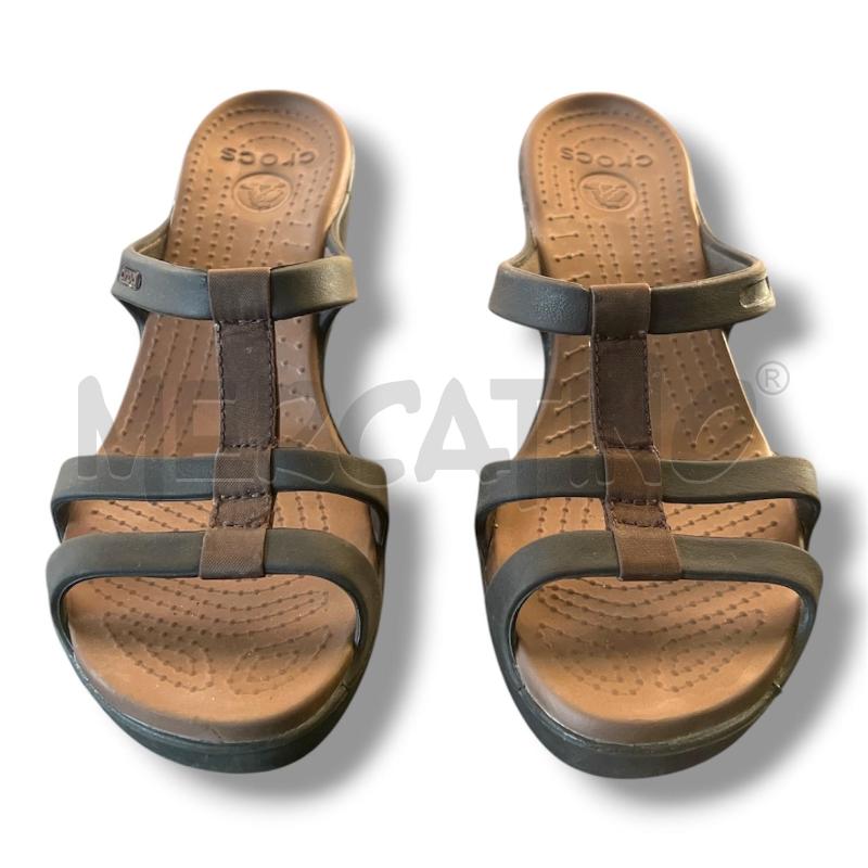 SANDALI DONNA CROCS MARRONI  | Mercatino dell'Usato Rivoli 1