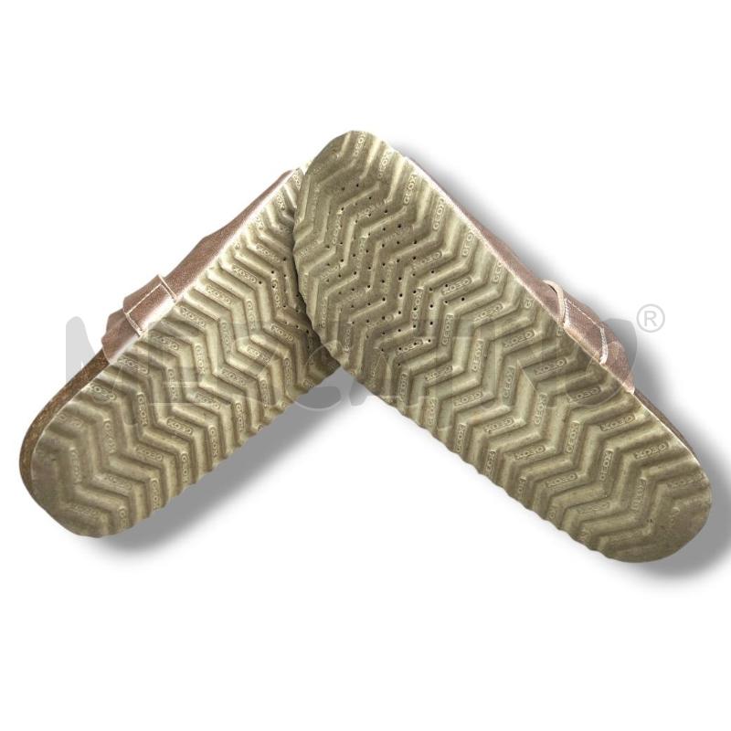 SANDALI DONNA GEOX PELLE BRONZO CANGIANTE | Mercatino dell'Usato Rivoli 3