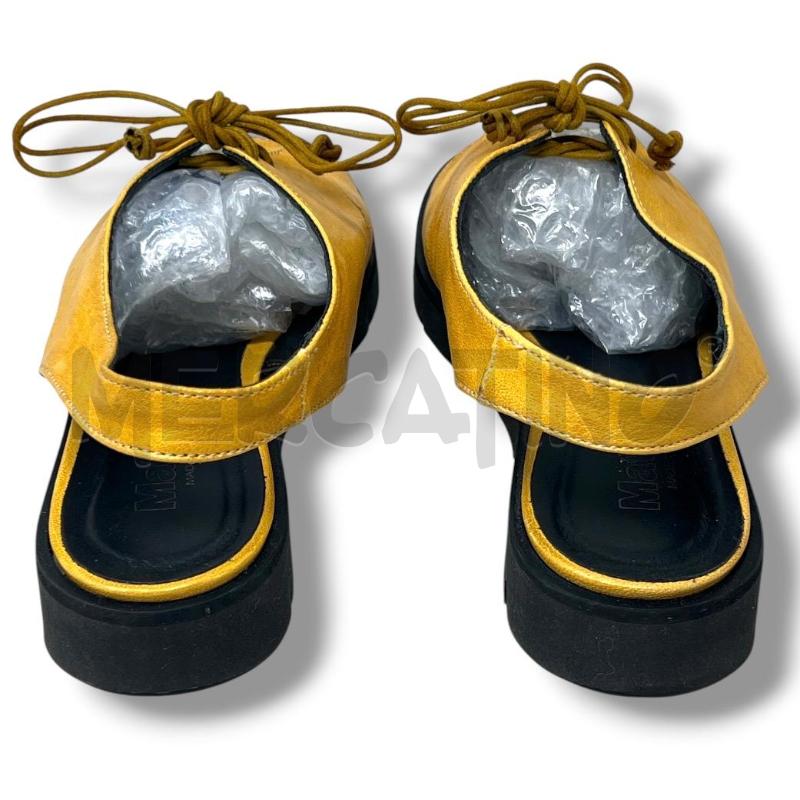 SANDALI DONNA MAT 20 PELLE SENAPE STRINGATE | Mercatino dell'Usato Rivoli 3