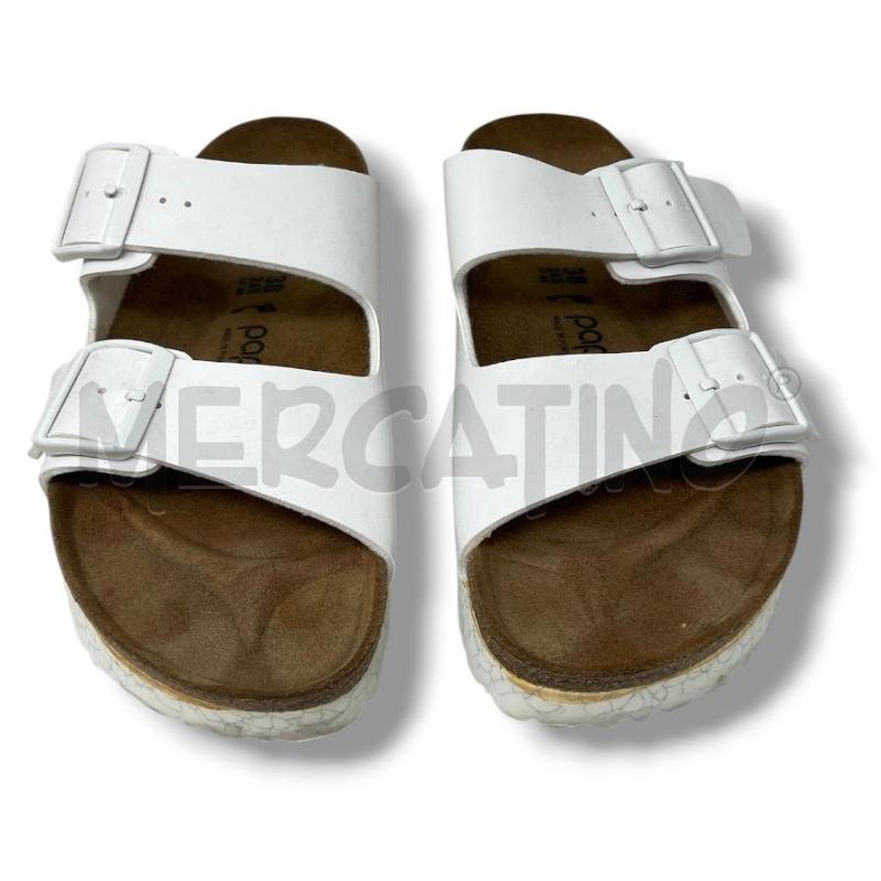 SANDALI DONNA PAPILLIO BIANCHI PELLE  | Mercatino dell'Usato Rivoli 2