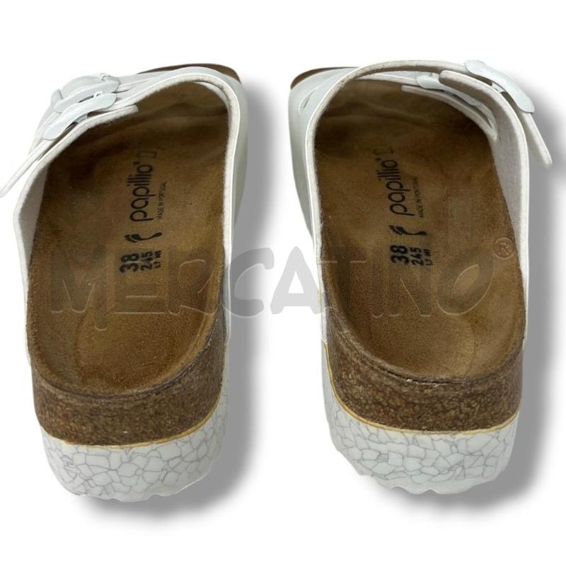 SANDALI DONNA PAPILLIO BIANCHI PELLE  | Mercatino dell'Usato Rivoli 4
