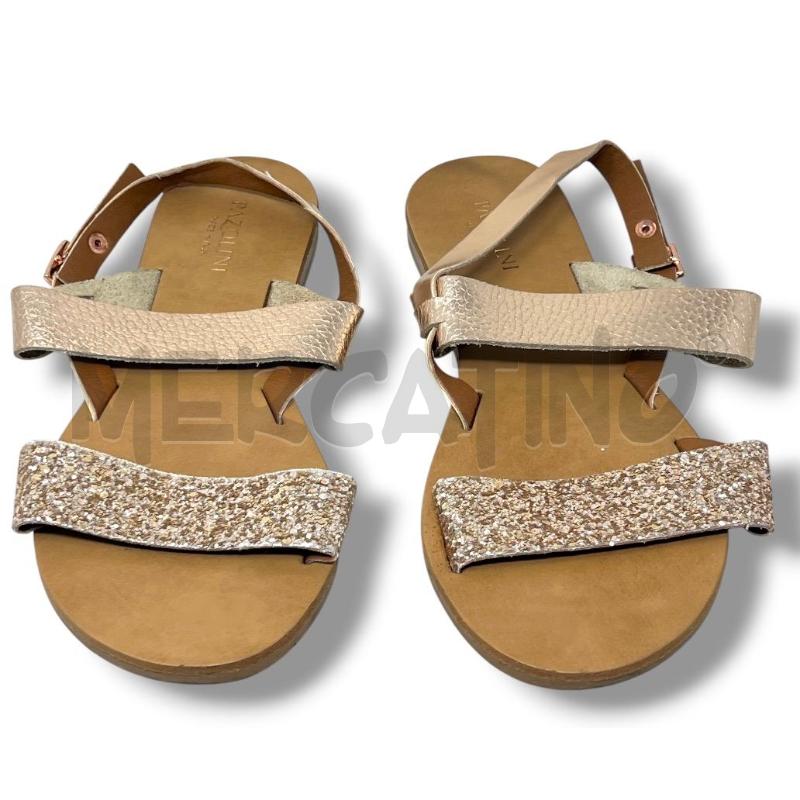 SANDALI DONNA PAZOLINI CHAMPAGNE GLITTER | Mercatino dell'Usato Rivoli 2