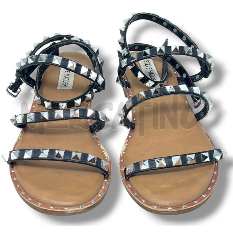 SANDALI DONNA STEVE MADDEN NERE BORCHIE  | Mercatino dell'Usato Rivoli 1