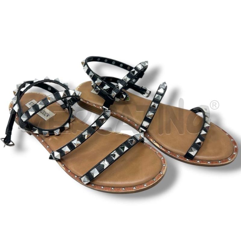 SANDALI DONNA STEVE MADDEN NERE BORCHIE  | Mercatino dell'Usato Rivoli 2