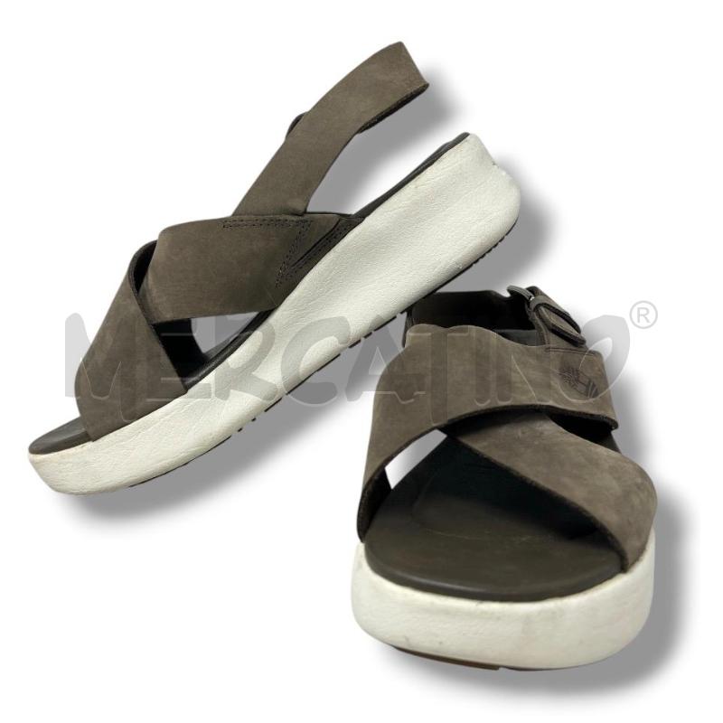 SANDALI DONNA TIMBERLAND TORTORA INCROCIO PLATFORM BIANCO | Mercatino dell'Usato Rivoli 1