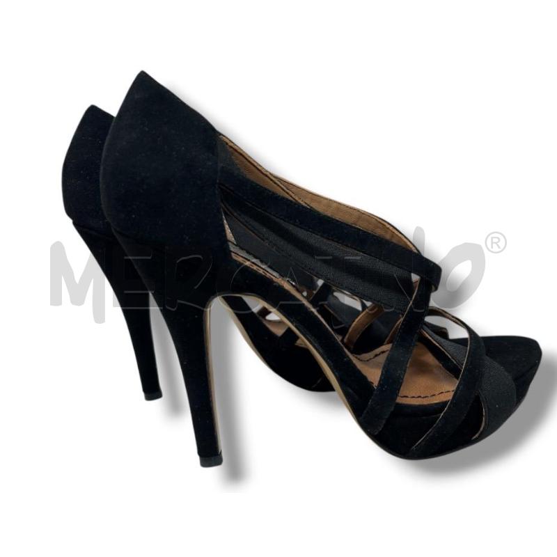 SANDALI DONNA TOSCA BLU NERE SCAM ELASTICI INTRECCIO | Mercatino dell'Usato Rivoli 4