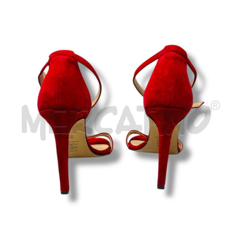 SANDALI DONNA UNLACE ROSSI SCAMOSCIATI | Mercatino dell'Usato Rivoli 3