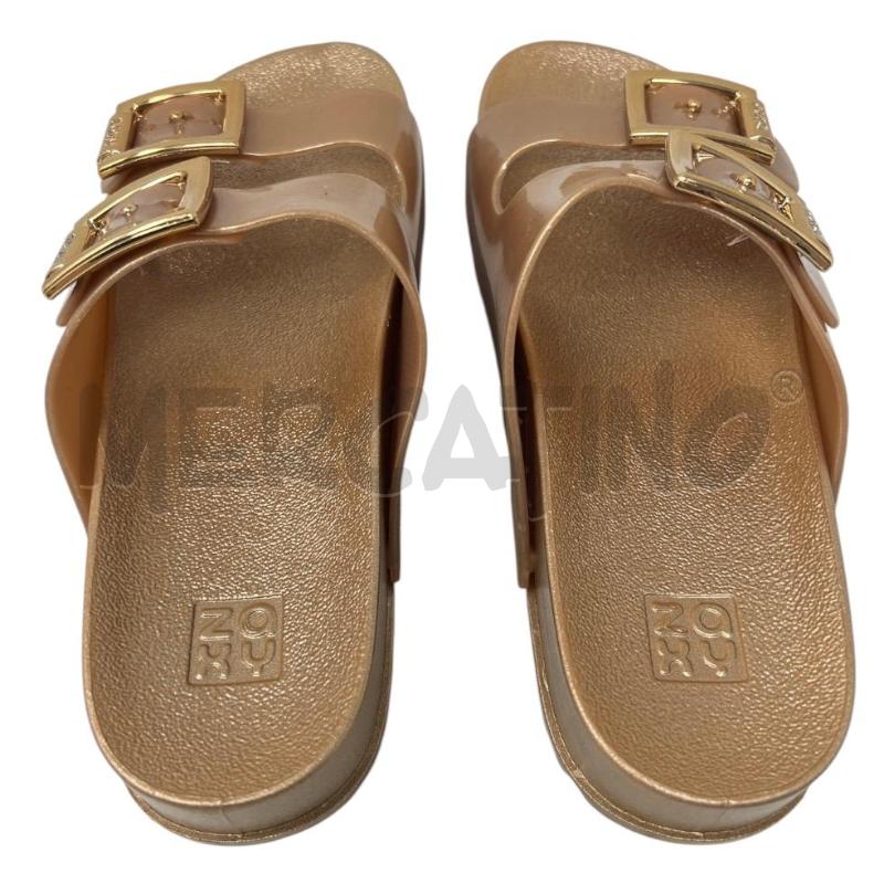 SANDALI DONNA ZAXY DORATI MICRO BRILLANTINI | Mercatino dell'Usato Rivoli 4