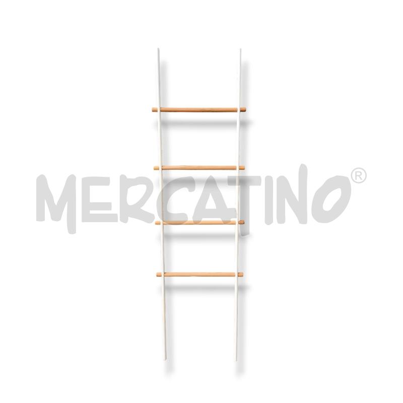 SCALA ARREDO BIANCA PIOLI LEGNO 170CM | Mercatino dell'Usato Rivoli 1