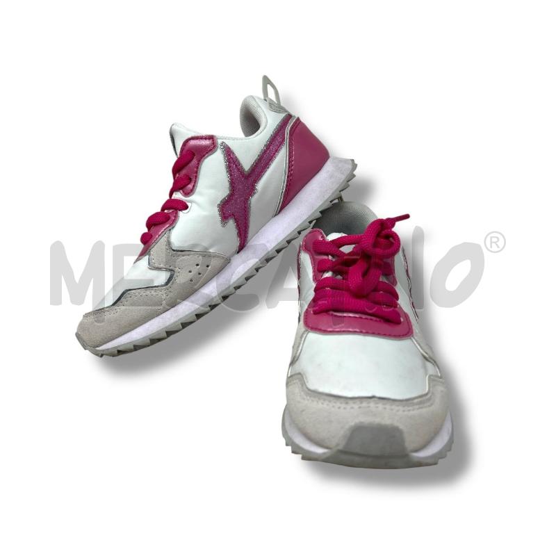 SCARPE BAMBINA W6YZ BIANCHE FUCSIA | Mercatino dell'Usato Rivoli 1