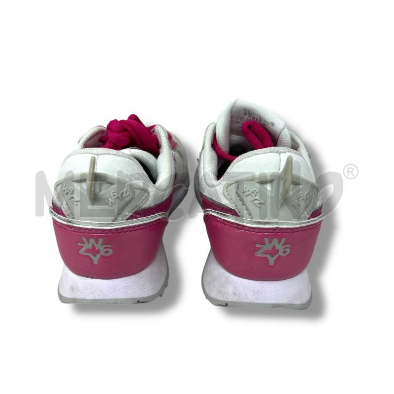 SCARPE BAMBINA W6YZ BIANCHE FUCSIA | Mercatino dell'Usato Rivoli 4