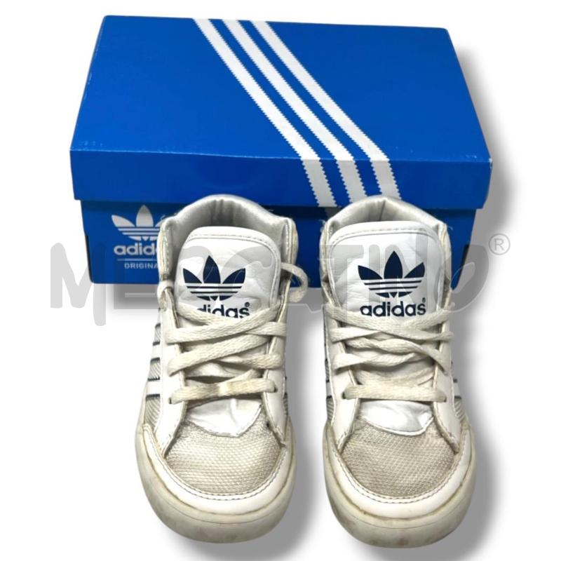 SCARPE BAMBINO ADIDAS BIANCHE BLU HARD COURT HI | Mercatino dell'Usato Rivoli 1