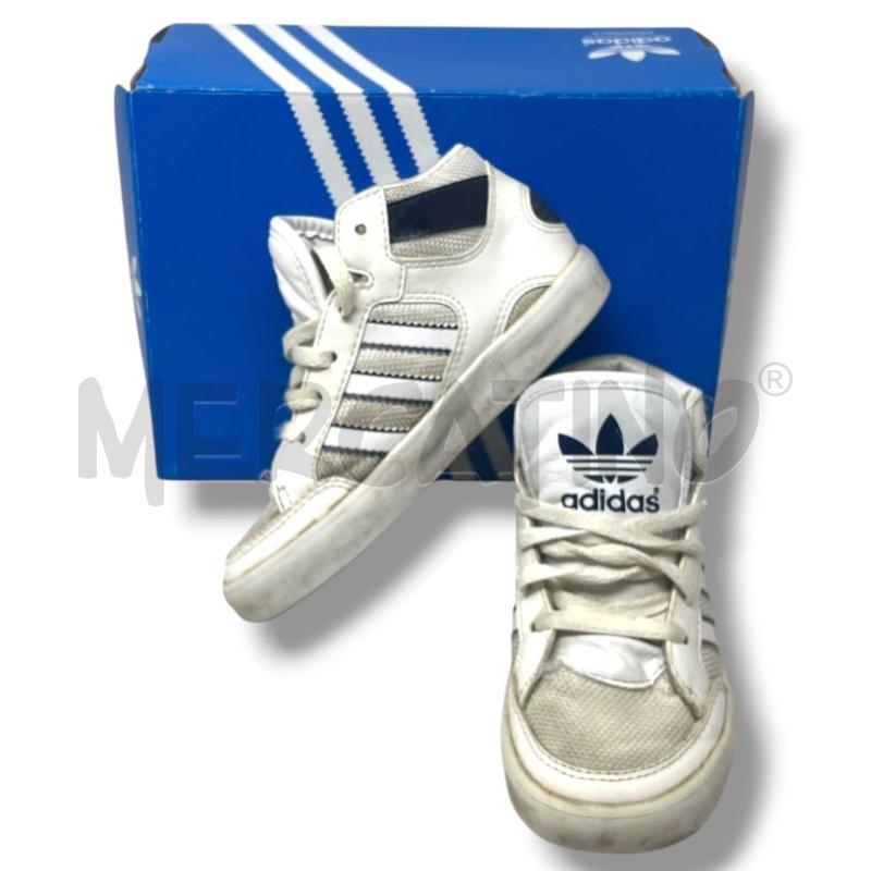 SCARPE BAMBINO ADIDAS BIANCHE BLU HARD COURT HI | Mercatino dell'Usato Rivoli 2